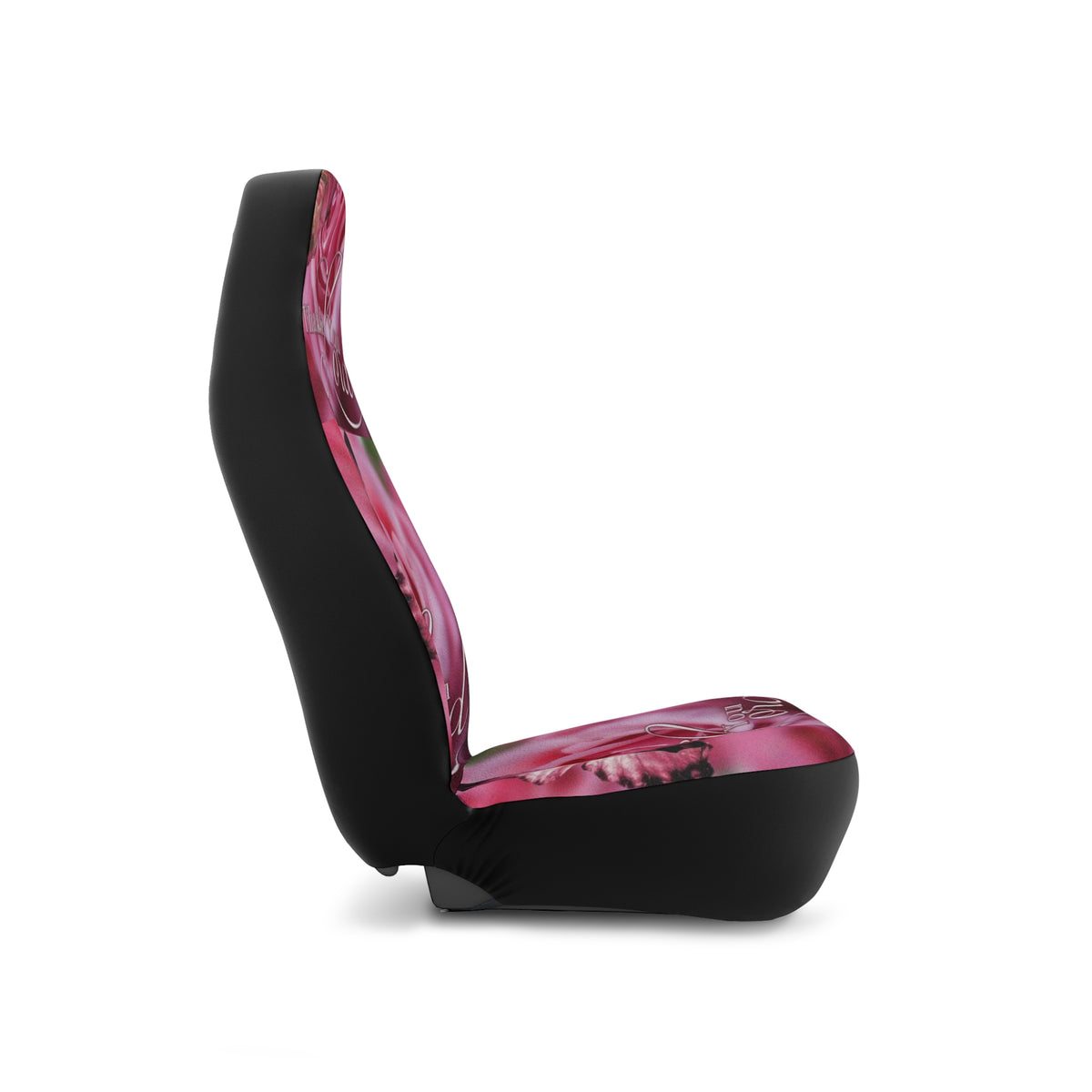 Floral 'Thank You Lord' Car Seat Covers — Pink Rose & Butterfly Christian Auto Seat Protector