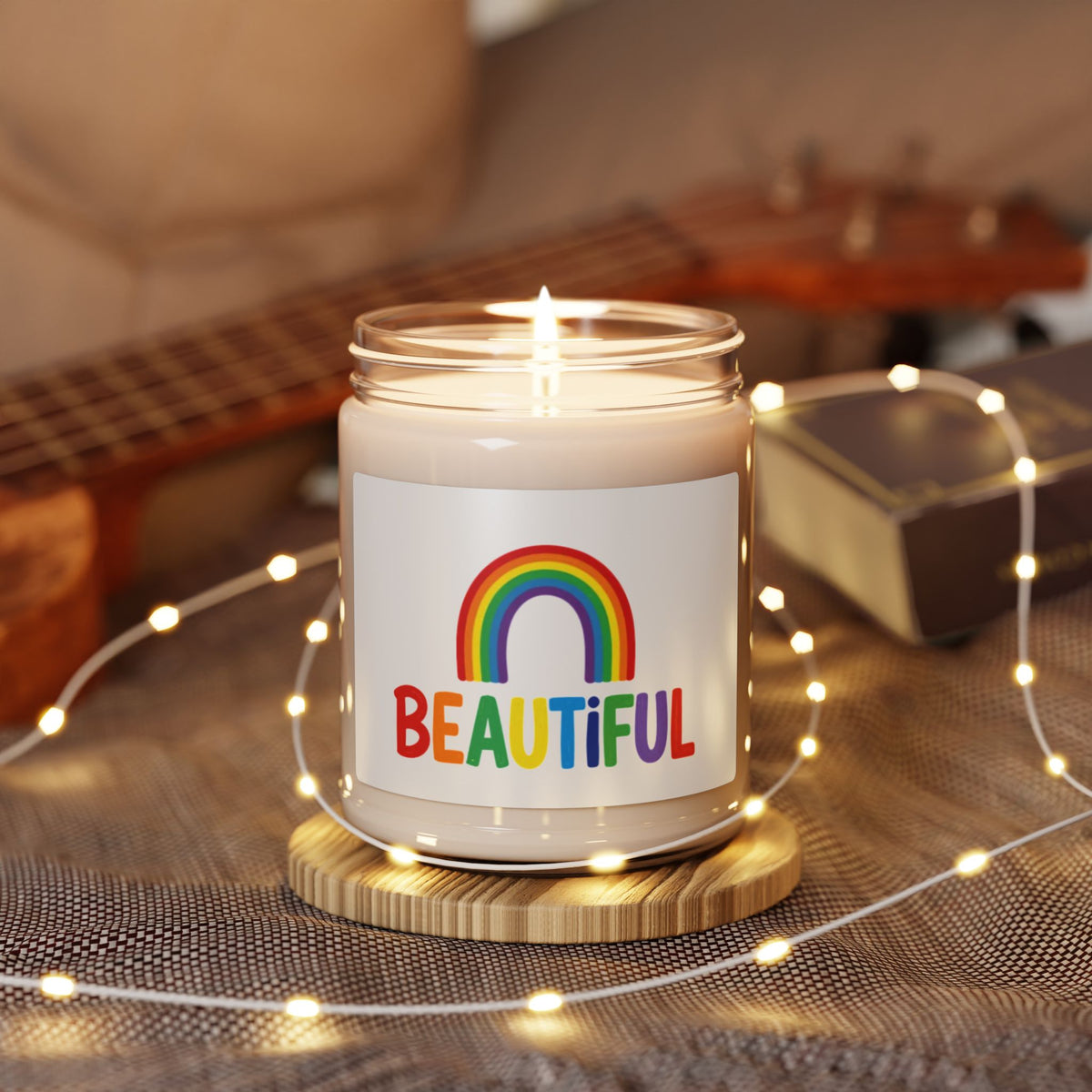 Beautiful Rainbow Scented Soy Candle