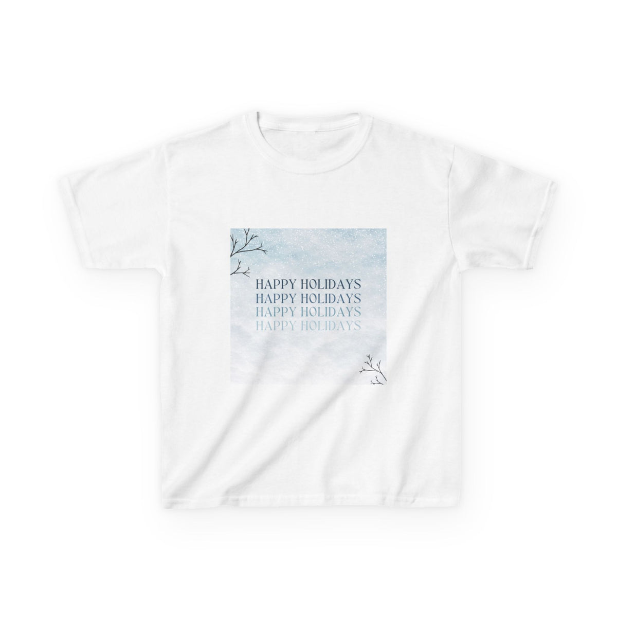 Kids Happy Holidays Christmas Tee