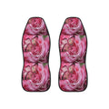 Floral 'Thank You Lord' Car Seat Covers — Pink Rose & Butterfly Christian Auto Seat Protector