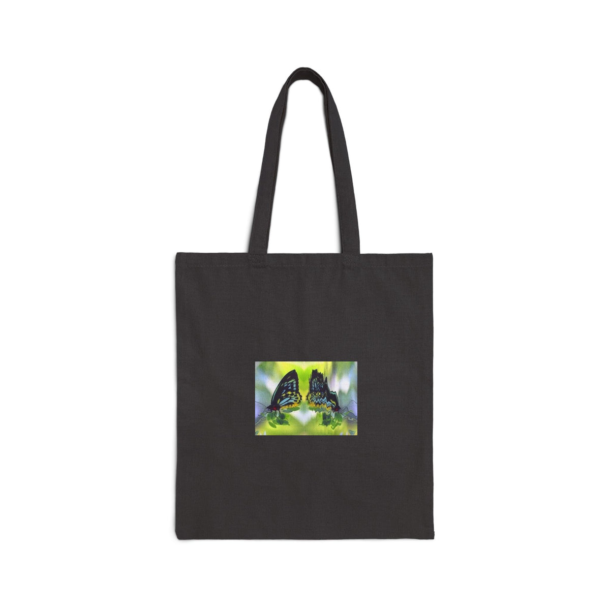 Butterfly Garden Cotton Tote Bag – Eco-Friendly Floral Shopper