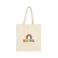 Beautiful Rainbow Canvas Tote Bag