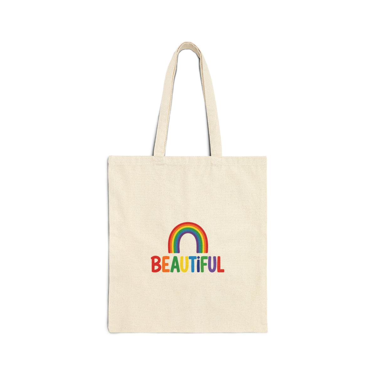 Beautiful Rainbow Canvas Tote Bag