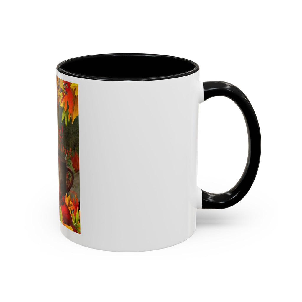 Autumn 'Good Morning! Have A Great Day' Accent Coffee Mug
