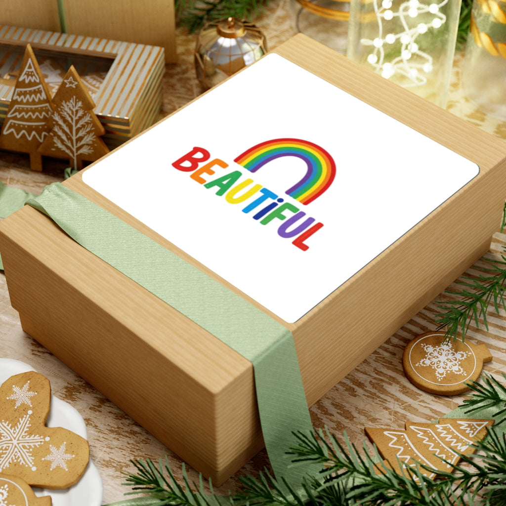 Beautiful Rainbow Pride Kiss-Cut Sticker