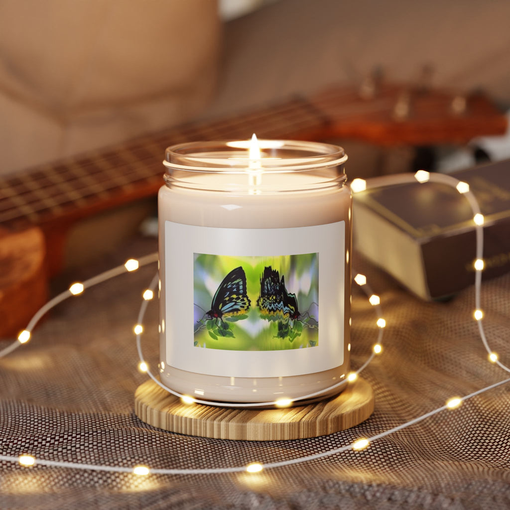 Butterfly Garden Soy Candle — 9oz Scented Jar