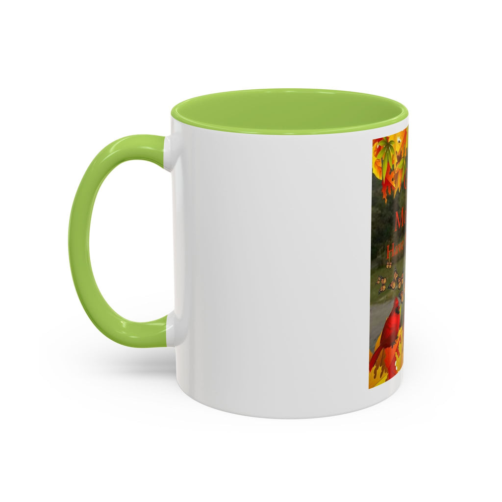 Autumn 'Good Morning! Have A Great Day' Accent Coffee Mug