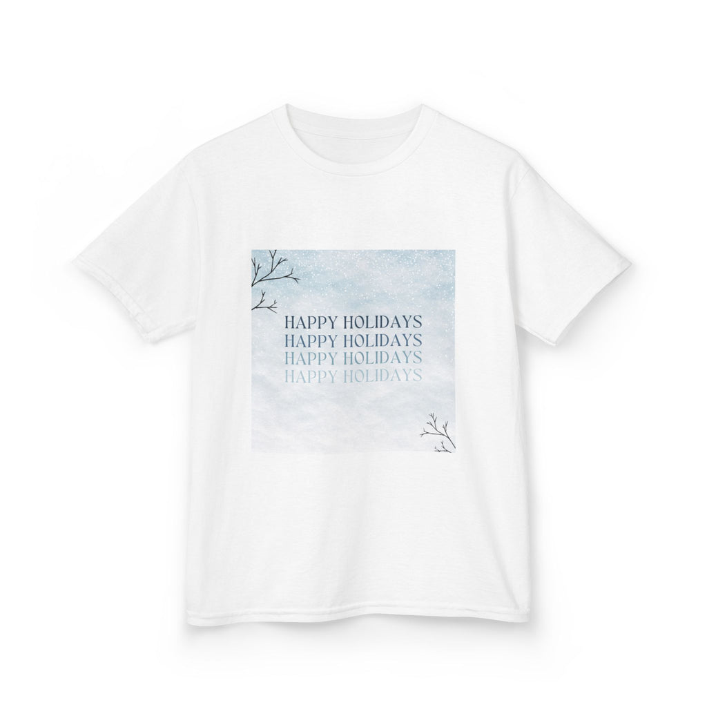 Kids Happy Holidays Christmas Tee