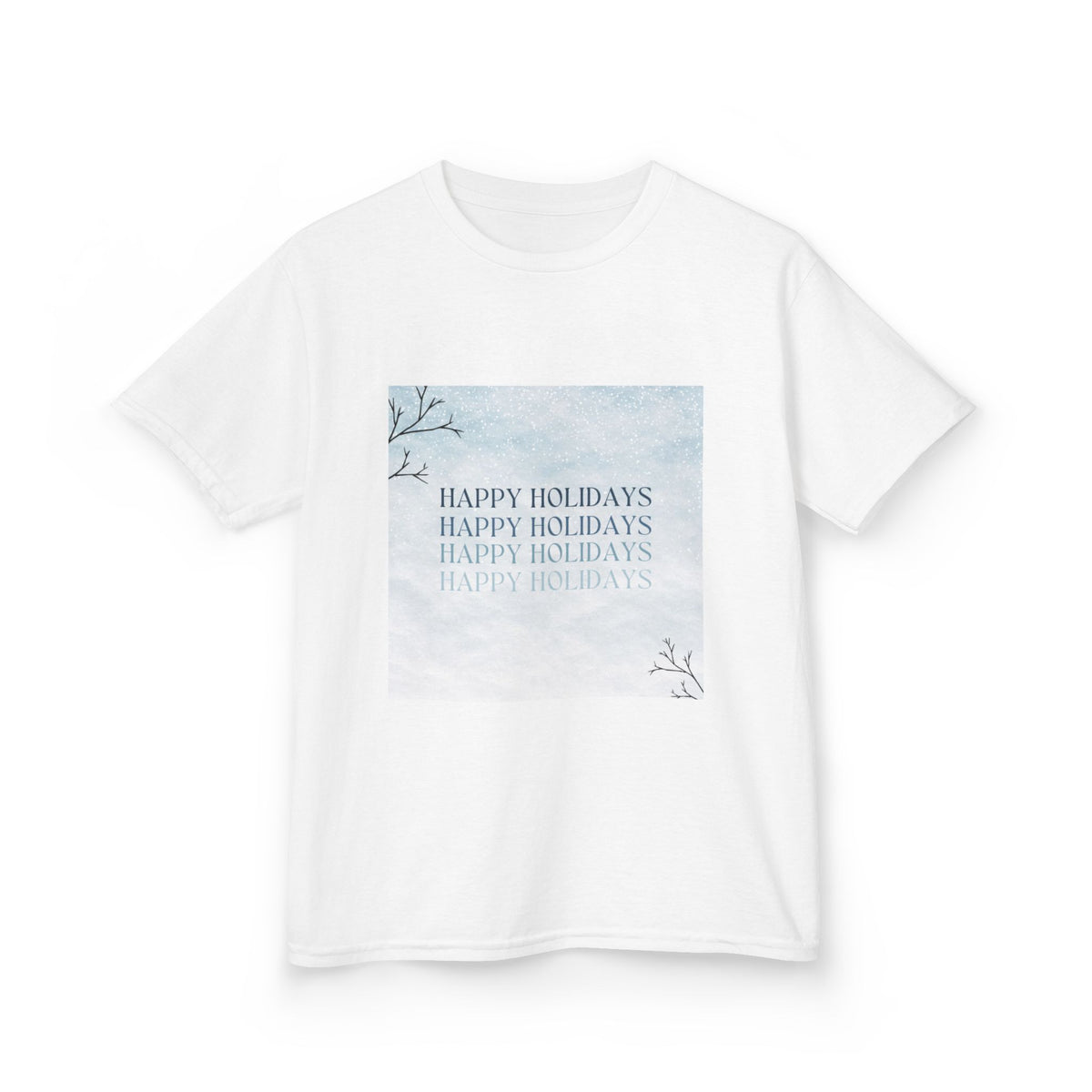 Kids Happy Holidays Christmas Tee