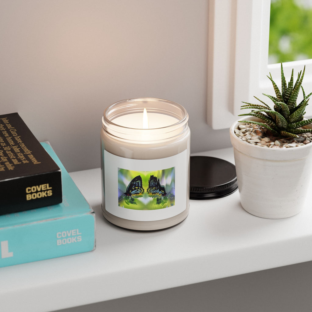 Butterfly Garden Soy Candle — 9oz Scented Jar