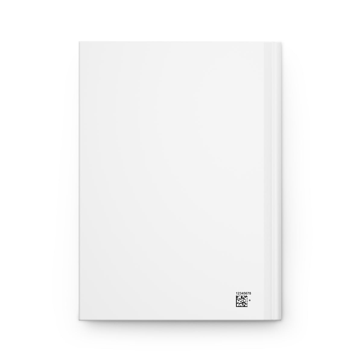 Calmness & Peace Lined Hardcover Journal — Pink Marble Affirmation Notebook