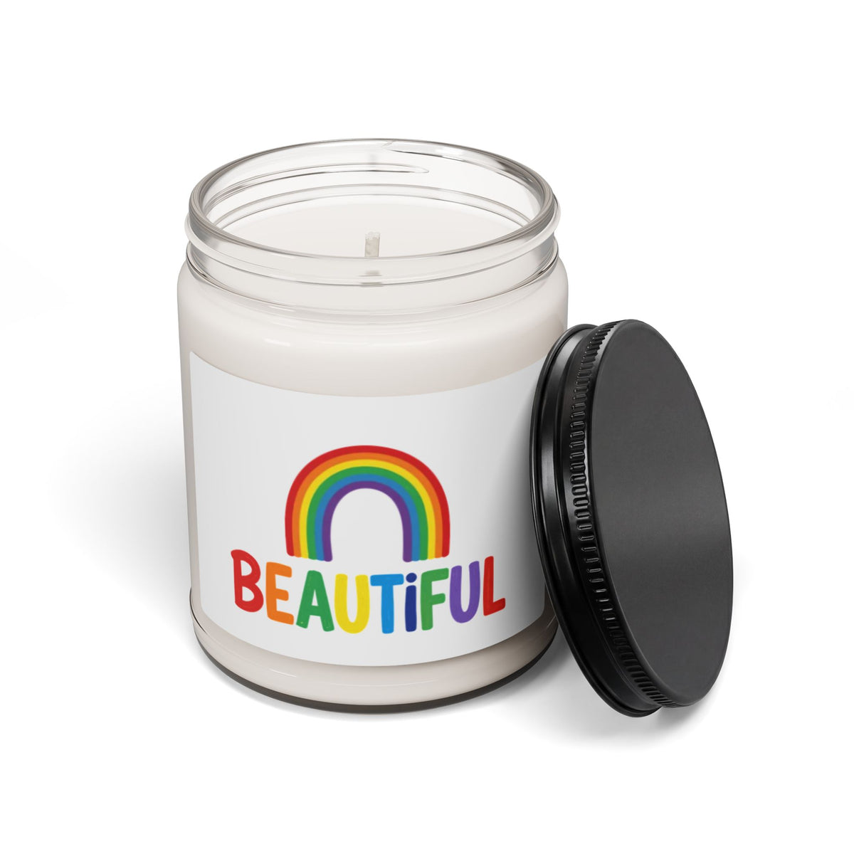 Beautiful Rainbow Scented Soy Candle