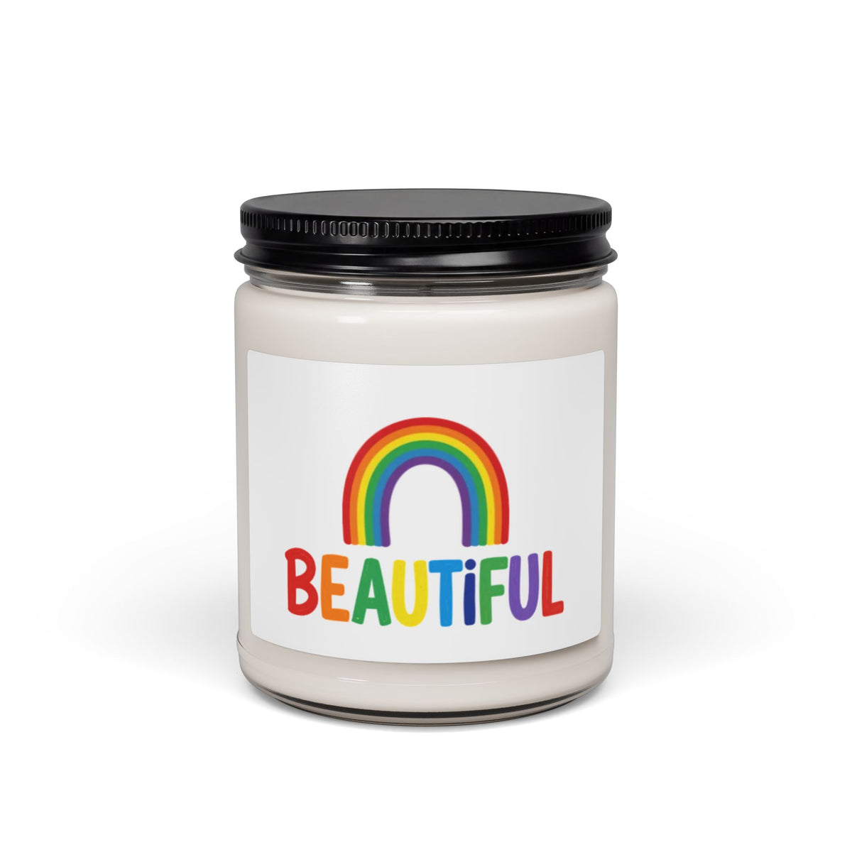 Beautiful Rainbow Scented Soy Candle