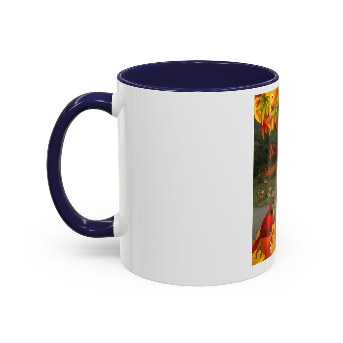 Autumn 'Good Morning! Have A Great Day' Accent Coffee Mug